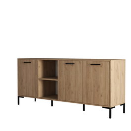 Hanah Home Aurora - 1636 Consola Industrial Bohemia Roble
